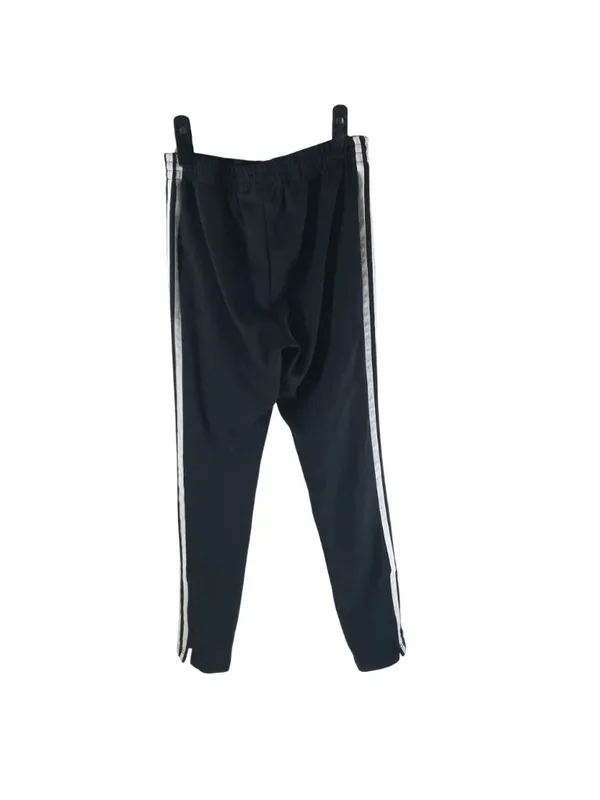 Adidas Originals Black SST Track Pants Womens S 3-Stripes Zippered Pockets - Image 2