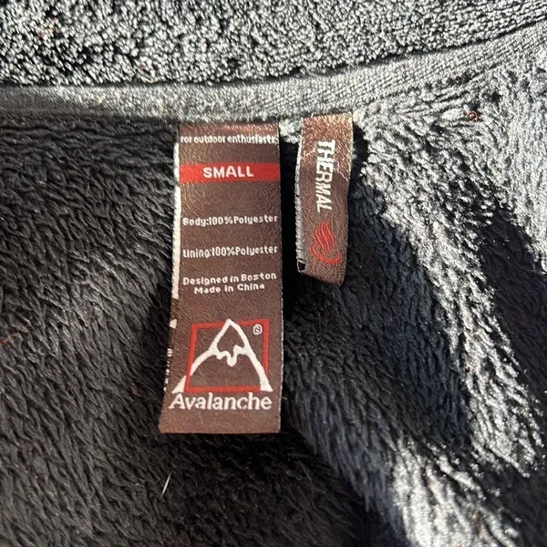 Avalanche Black Thermal Vest Women's Size Small - Image 5