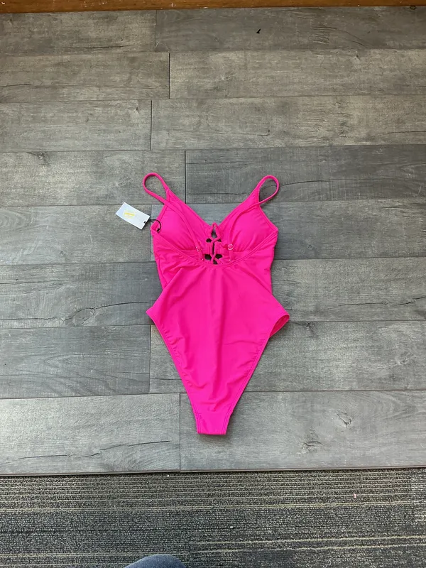 Pink Shade & Shore One-Piece Swimsuit - Image 2