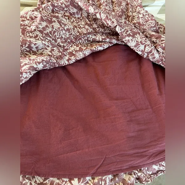 Olivaceous Tiered Puff Sleeve Sundress - Image 4