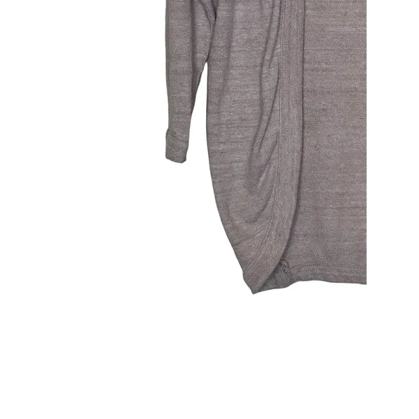 Old Navy Women's Cardigan Open Front 3/4 Sleeve‎ Tight-Knitted Gray Sz. Small - Image 4