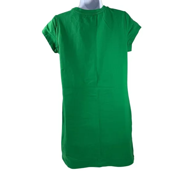 Isaac Mizrahi Live Kelly‎ Irish Green Short Sleeve T-Shirt Dress Size XS Spring - Image 2