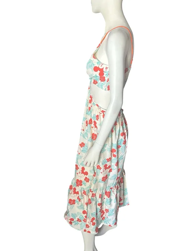Pat Pat Matching Family Disney Dress Cream/Turquoise/Orange Size S NWT IN PKG - Image 7