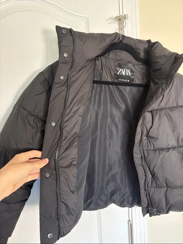 Zara water repellent puffer jacket - Image 8