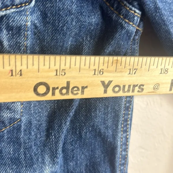 Levi’s Classic Denim Y2K button up‎ Jacket pockets size XS cute 90s style - Image 6