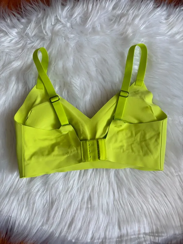 Aerie Smoothez Neon Yellow Bra Women’s Medium - Image 2