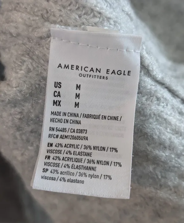 American Eagle Waffle Knit Sweater - Image 3