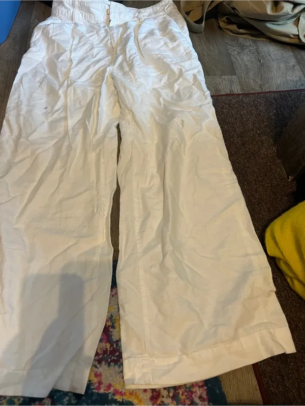 Gap size 10 pleated linen pant - Image 2