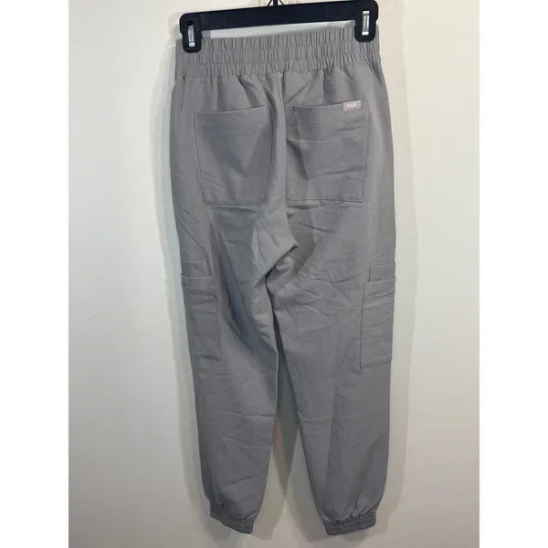 FIGS‎ Charlotte Slim Fit Scrub Pants Cargo Pockets Jogger Gray XXS NWT - Image 9