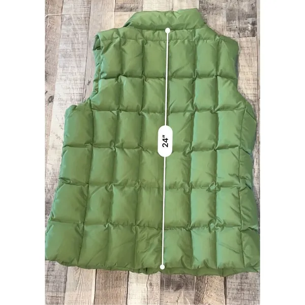 Gap Vintage Down Puffer Zipper Winter Washable Vest‎ Orange Spice MEDIUM Outdoor - Image 8