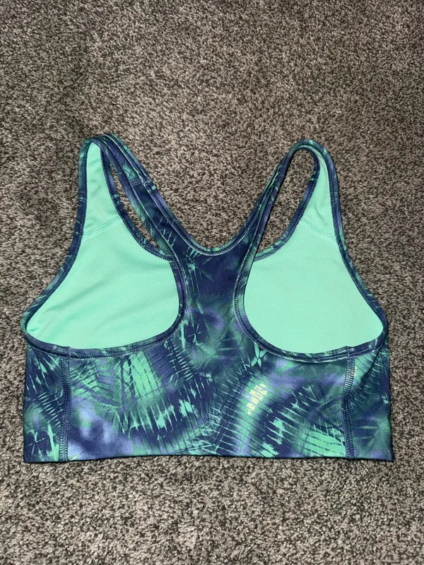 Nike Dri-Fit Jungle Floral Sport Bra Top Size Small - Image 3