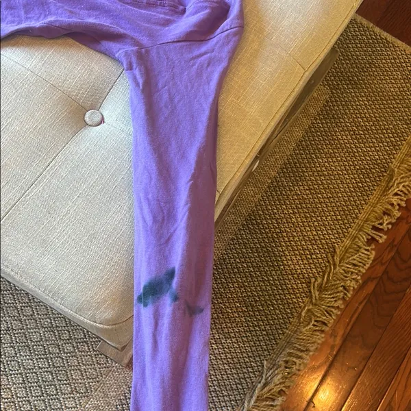 French Connection Vintage Purple Two Piece Skirt Set Size Small - Image 5