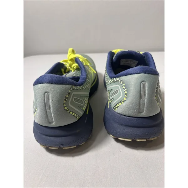 BROOKS Ghost 14 Women's Size 9B Blue Ocean Neon Green Running Shoes READ - Image 4