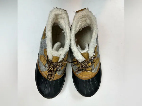 Sorel Out N About Plus Fleece Quarry Waterproof Duck Ankle Boots Size 7.5 - Image 8