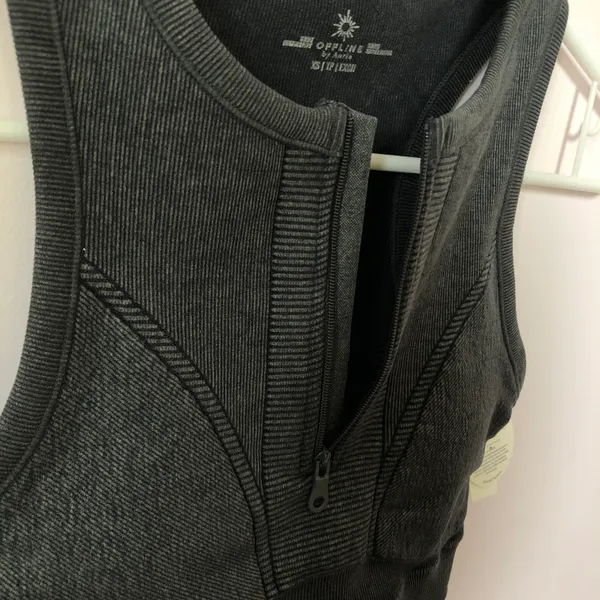 Aerie Offline Seamless Zip Longline Sports Bra - Image 7