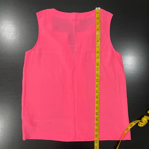 Pink Kate Spade Silk Sleeveless Top Size 8 - Image 6