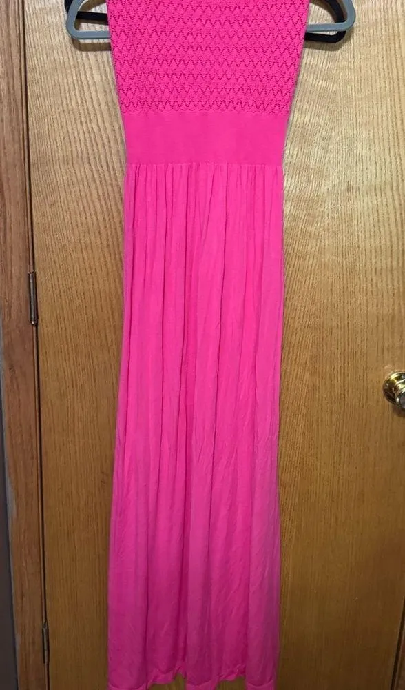 Vibrant Pink Maxi Dress Size M - Image 4