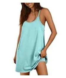 Romper Dress Blue - Image 2