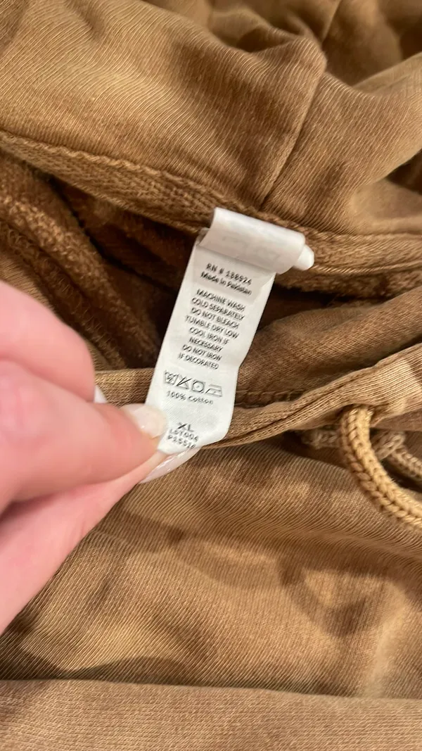 Lane Seven Sweatshirt Tan Size XL - Image 4