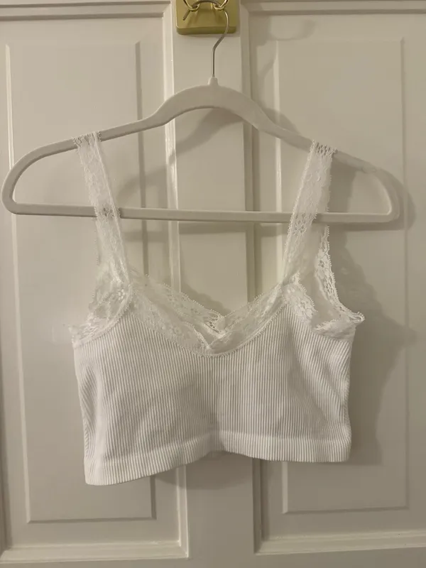 Urban Outfitters Out From Under Cropped Lace Tank Top - Image 2