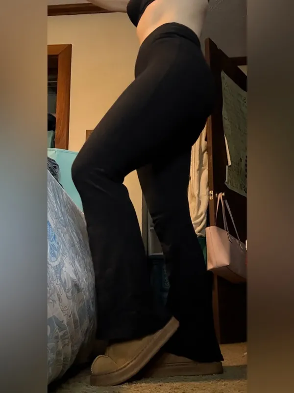 Zenana Outfitters Black Flared Leggings - Image 2