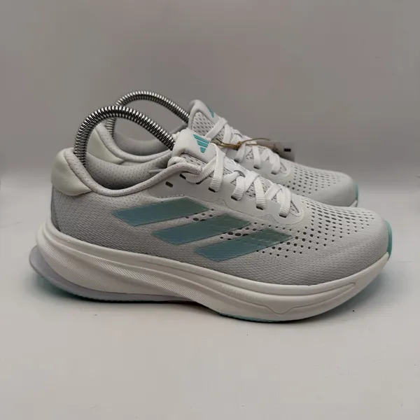 Adidas Women's Sz 6 Supernova Rise Shoes White‎ Linen Green Metallic New - Image 3