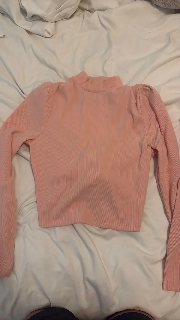 Tie in the back top Francesca’s Pink Size L - Image 2