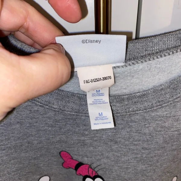 Disney Vintage 07 Disneyland Gray Crewneck Sweatshirt Mickey Mouse Donald Duck Goofy - Image 6