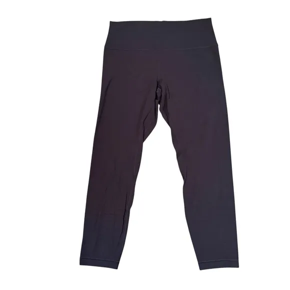 Lululemon Align Leggings Solid Black Soft Yoga Athleisure‎ Smooth Lounge Size 12 - Image 3