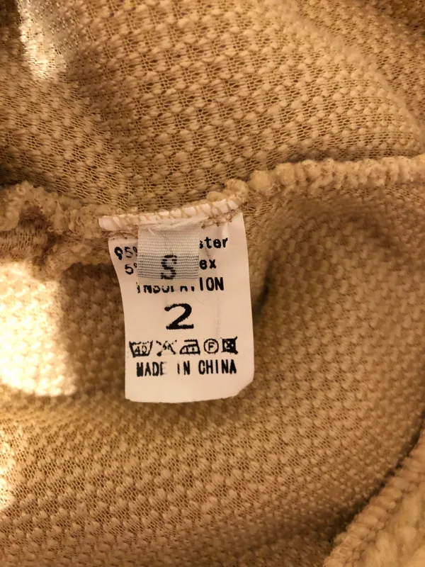 Sherpa Teddy Jacket Tan - Image 5
