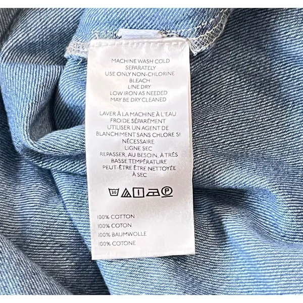 Anthropologie Pilcro Women's Chambray XS‎ NWT Cottagecore Prairie Minimalist - Image 9