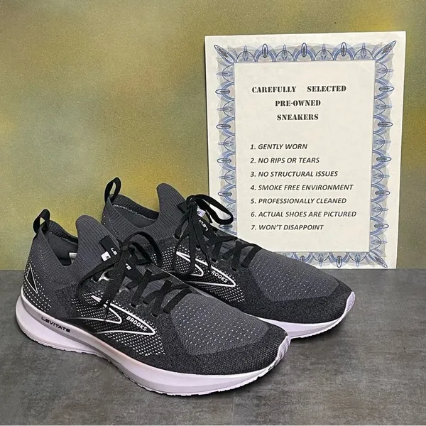 Brooks Levitate StealthFit 5 Women's Running Shoes Black Size 12B - Image 2