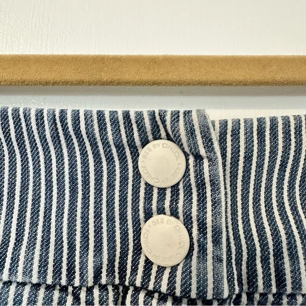 See by Chloe Striped Mini Skirt - Image 3