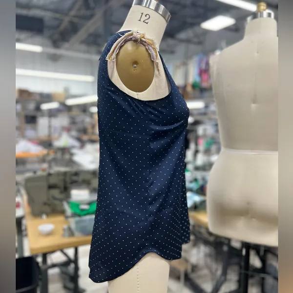 Polka Dot Blouse S - Image 6