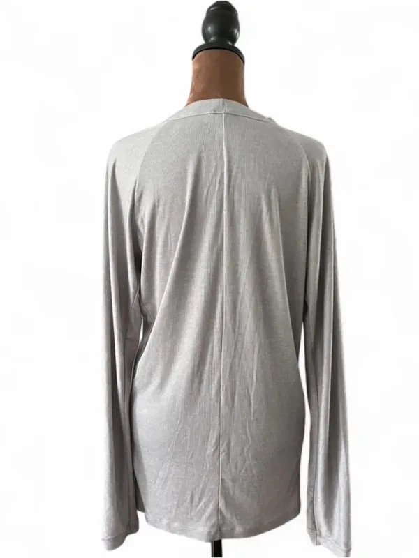 Uniqlo Alexander Wang Heattech Gray Long Sleeve Women's Top Size Medium - Image 2