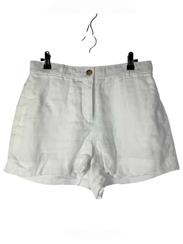 J. Crew White Harbor Linen Lightweight Shorts S - Image 3