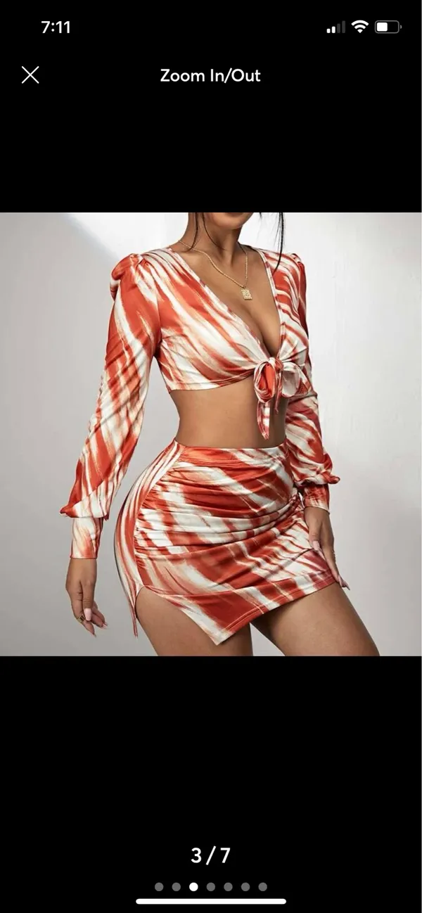 Two-Piece Shein Set Skirt - Image 3
