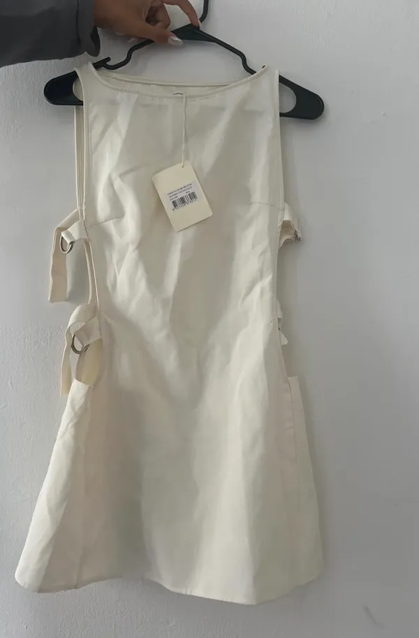 Peppermayo Mini Dress White - Image 3