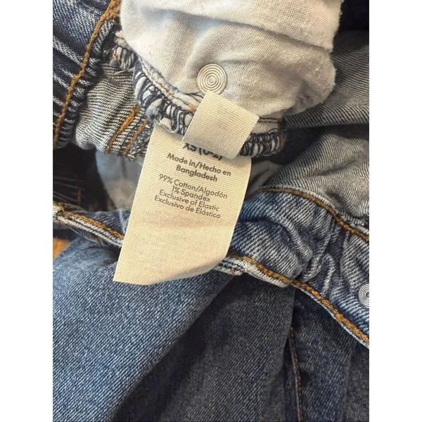 No Boundaries Womens Jeans Medium Wash Size XS High Rise Baggy Wide Leg - Image 5