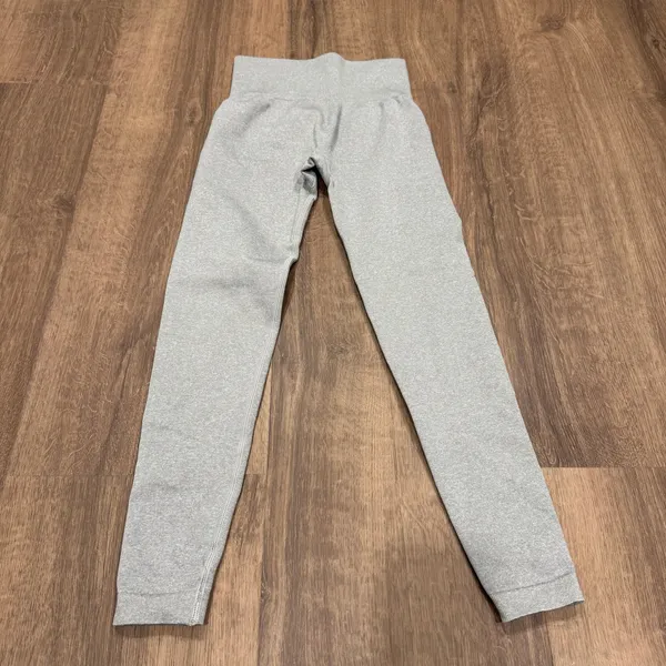 Bo+Tee Womens Gray 2PC Seamless Sports Bra Legging Yoga Pant Set XS/Small - Image 5
