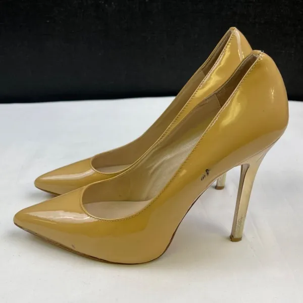 Michael Kors Women's Beige Leather Shoes/Heels Sz 6.5M SKU 4521 - Image 3