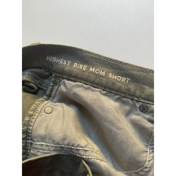 American Eagle Women’s Highest Rise Mom Shorts Sz 8 (29W) Green Y2K Festival NWT - Image 8