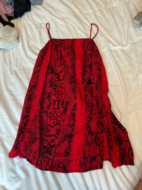 Princess Polly Red Slip Dress - Image 3