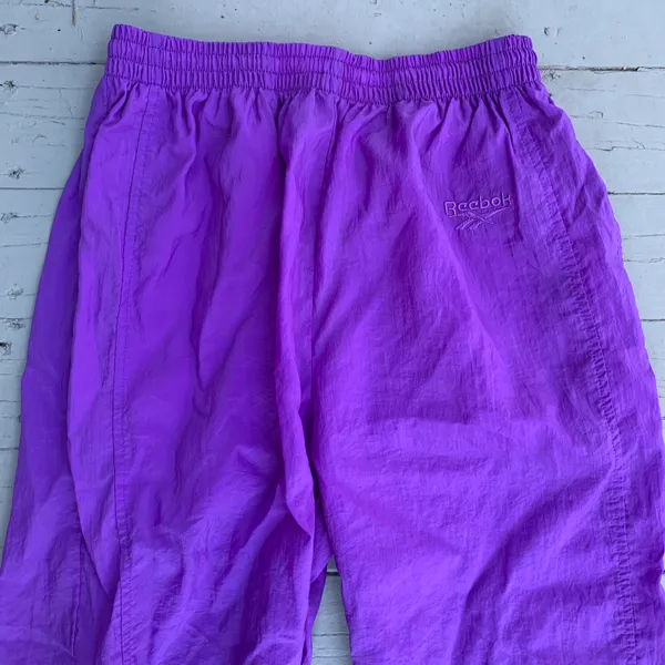Reebok Vintage Purple Sweatpants Swish Pants Joggers Track Pants - Image 5