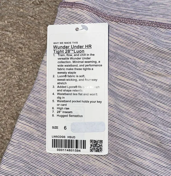 Lululemon Wunder Under Leggings 28” - Image 4