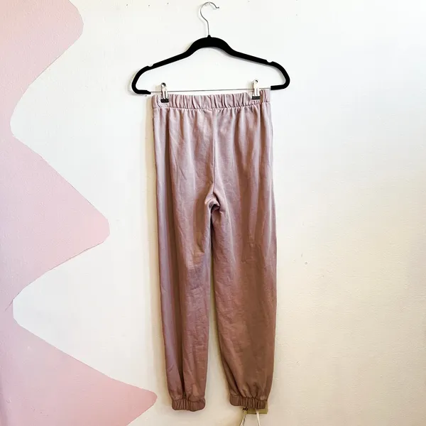 Brandy Melville Sweatpants Mauve Womens‎ One Size Jogger Elastic Athleisure - Image 2