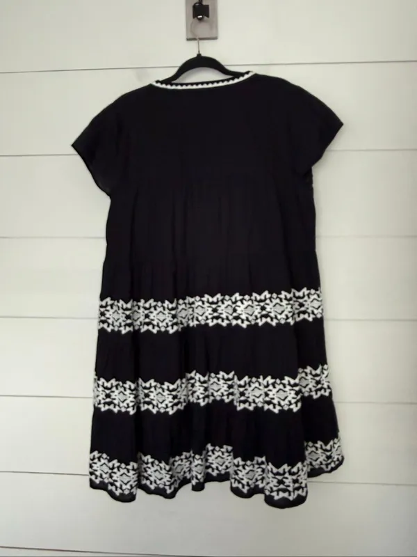 Roller Rabbit Women’s Large Black White Pamela Dress - Image 4
