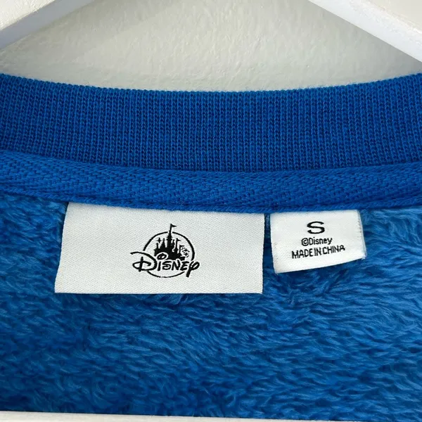 Disney Embroidered Donald Duck Plush Fleece Pullover Sz S - Image 7