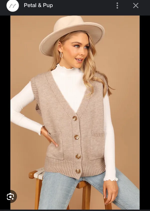 Petal & Pup Sweater Vest - Image 3