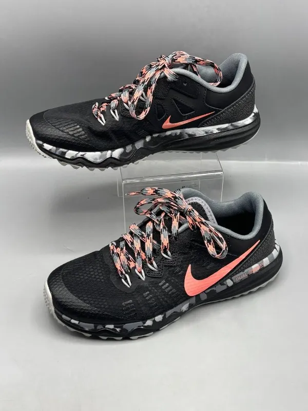 Nike Dual Fusion Trail 2 Running Shoes Women 5 Black Athletic Sneaker 819147-001 - Image 2